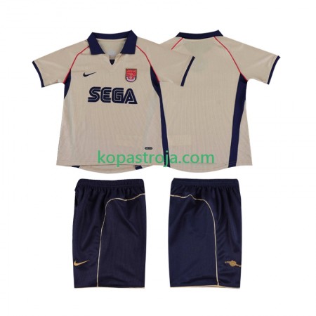Billiga Fotbollströjor Arsenal 2001 Retro Barn Borta tröja 2002 Kortärmad
